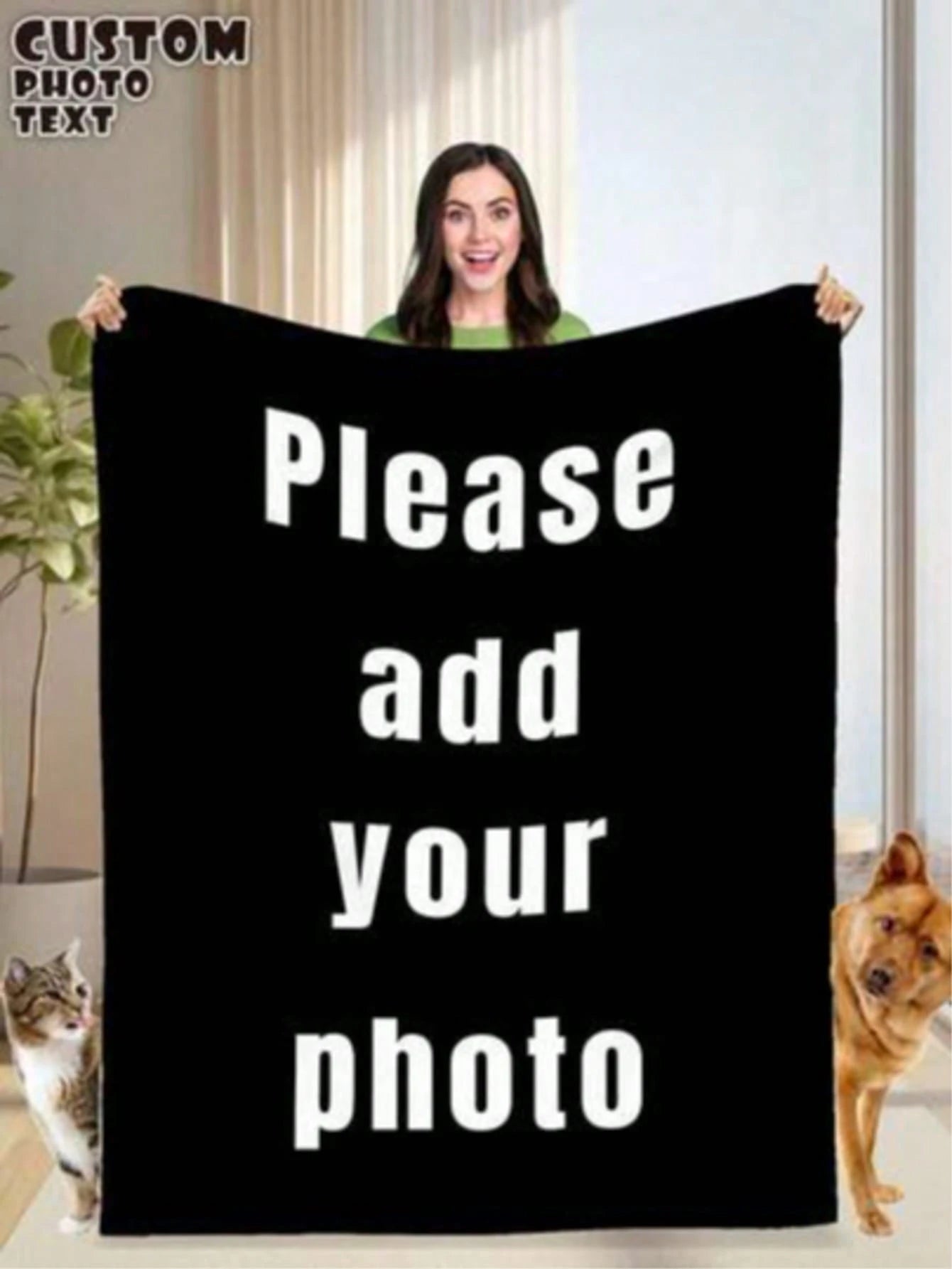Personalized Family Photo Blanket - Cozy