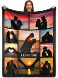 Custom Memory Photo Blanket - Soft Throw for Relaxation