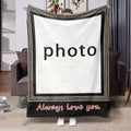 Personalized Photo Throw Blanket - Warm and Cozy Gift