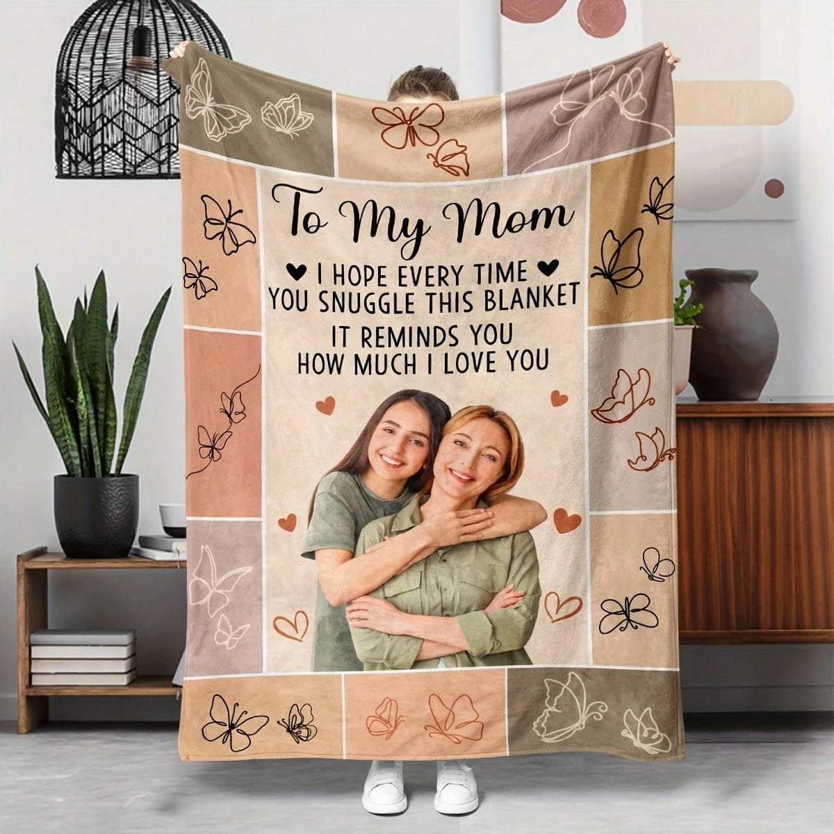 Personalized Image Flannel Blanket - Warm Everyday Essential