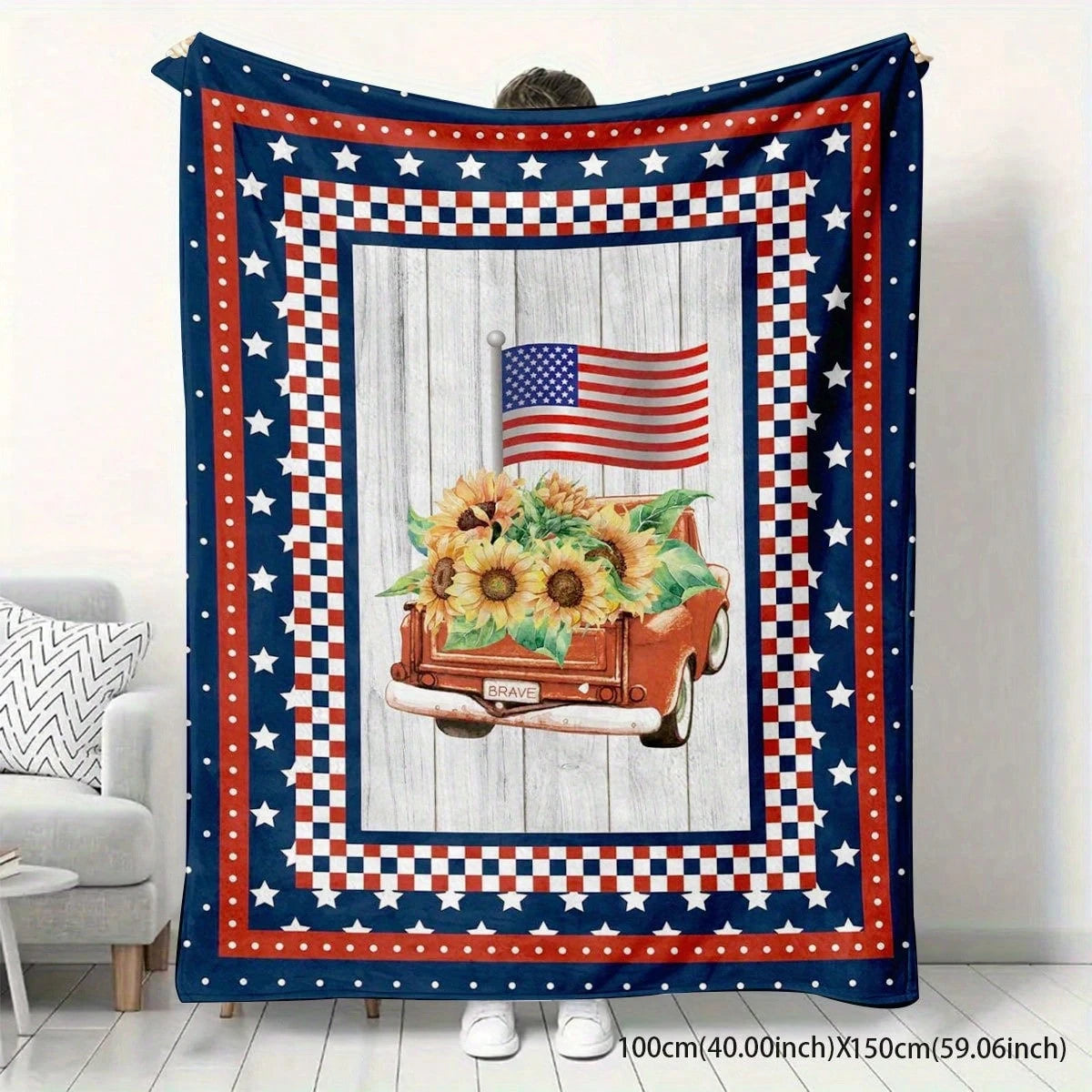 Custom Family Photo Gift Blanket - Cozy and Personal