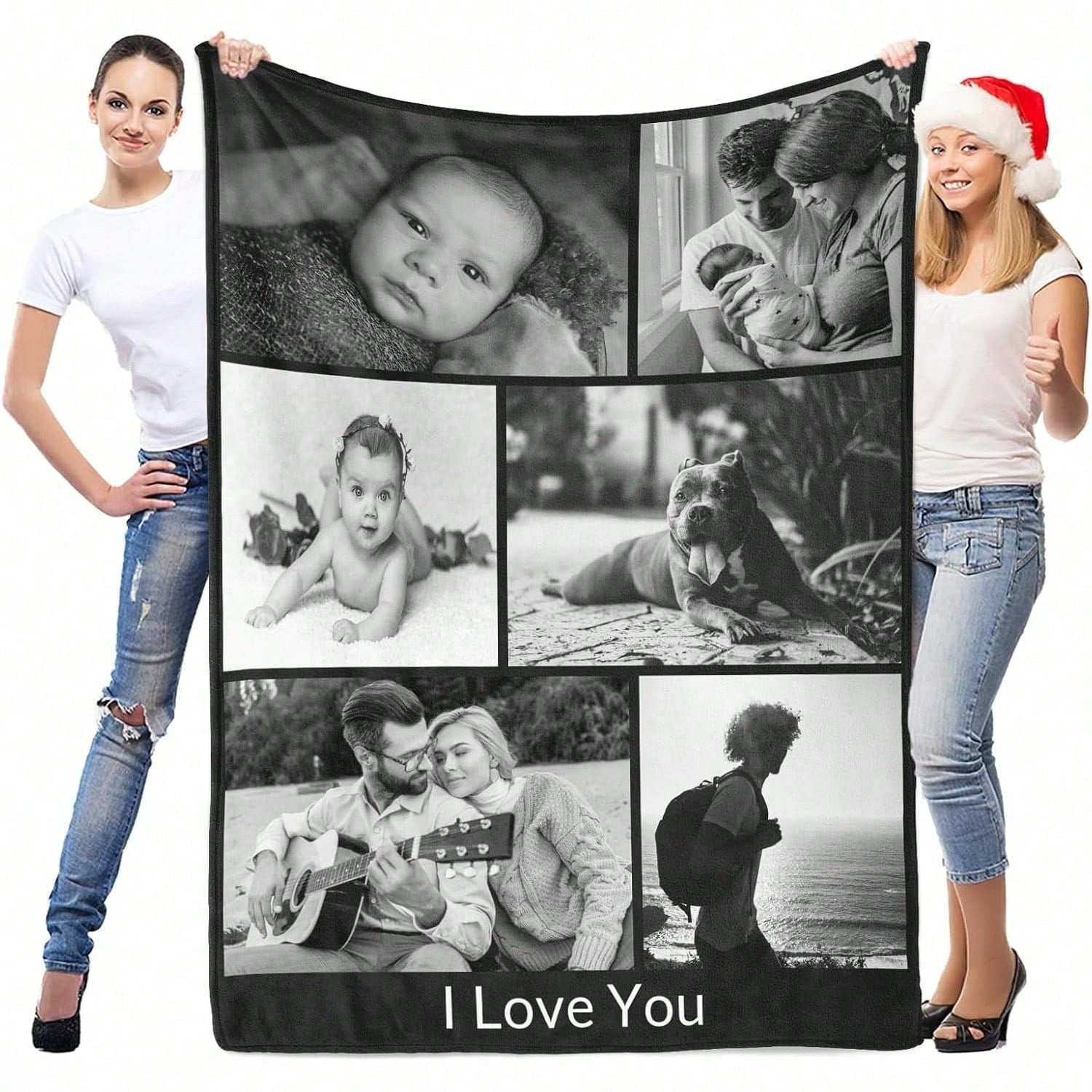 Custom Printed Photo Blanket - Home Decor and Comfort