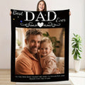 Personalized Flannel Throw Blanket - Custom Picture Display