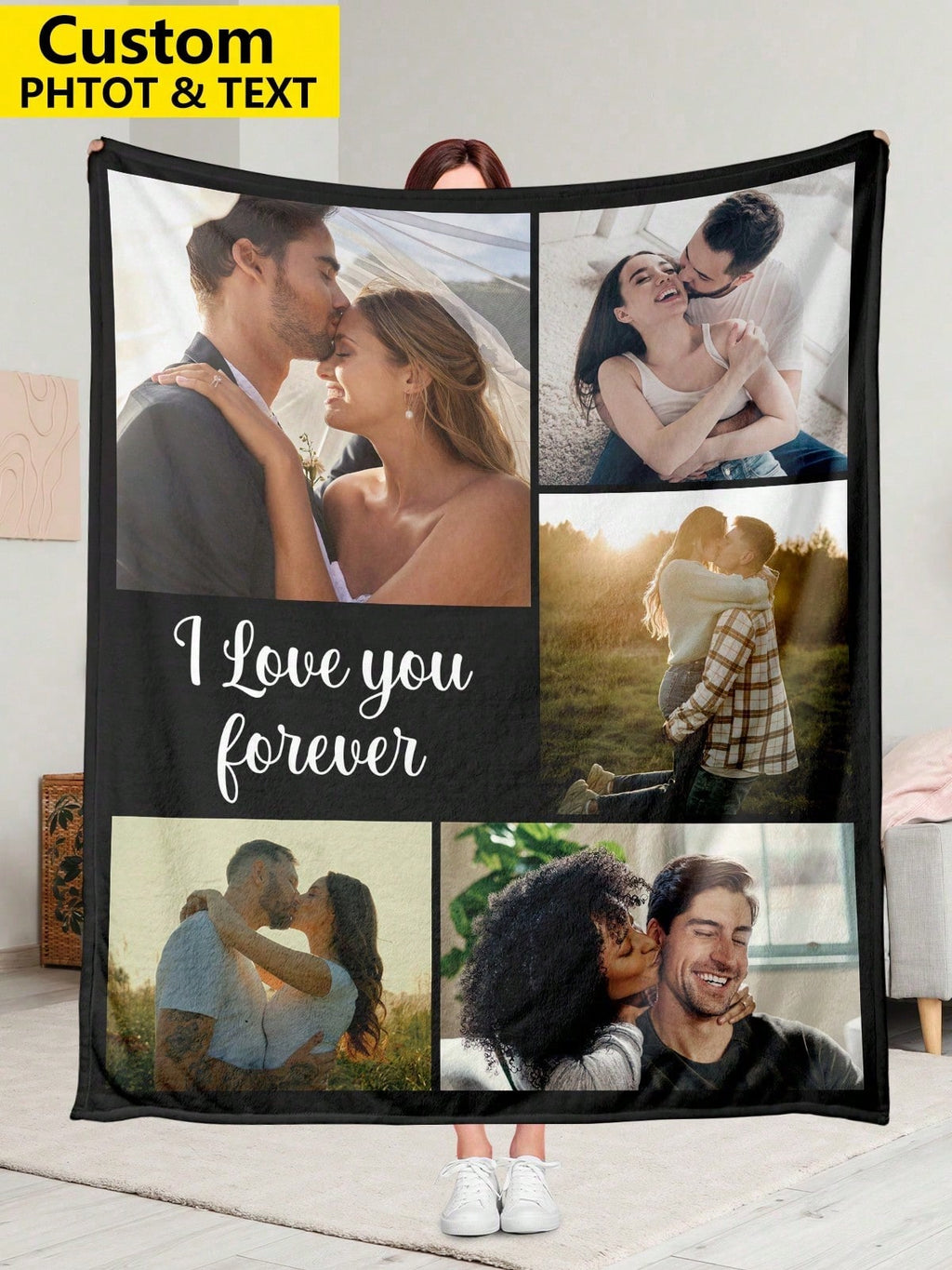 Custom Printed Picture Throw - Cozy Home Gift Idea