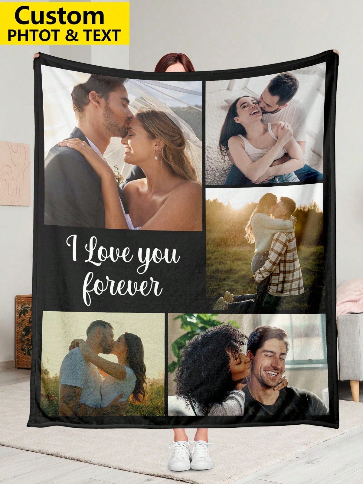 Custom Printed Picture Throw - Cozy Home Gift Idea