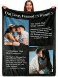 Custom Memory Blanket - Upload Your Favorite Pictures