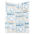 Personalized Couple Photo Throw - Cozy Fleece Blanket with Special Memories