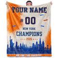 Personalized Travel Comfort Blanket - Custom Throw Design