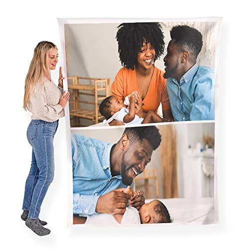 Custom Student Keepsake Blanket - Personalized Photo Throw
