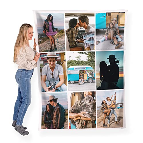 Custom Memory Tribute Blanket - Personalized Photo Gift