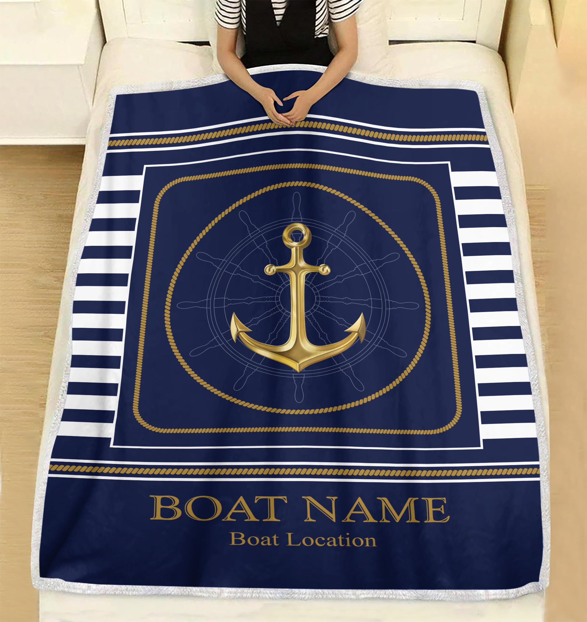 Personalized Family Keepsake Throw - Custom Cozy Blanket
