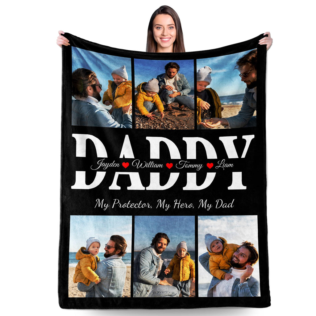 Custom Flannel Photo Throw - Personalized Comfort Gift for Any Occasion