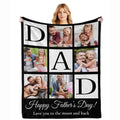 Personalized Picture Blanket - Custom Photo Throw Gift for Loved Ones and Friends