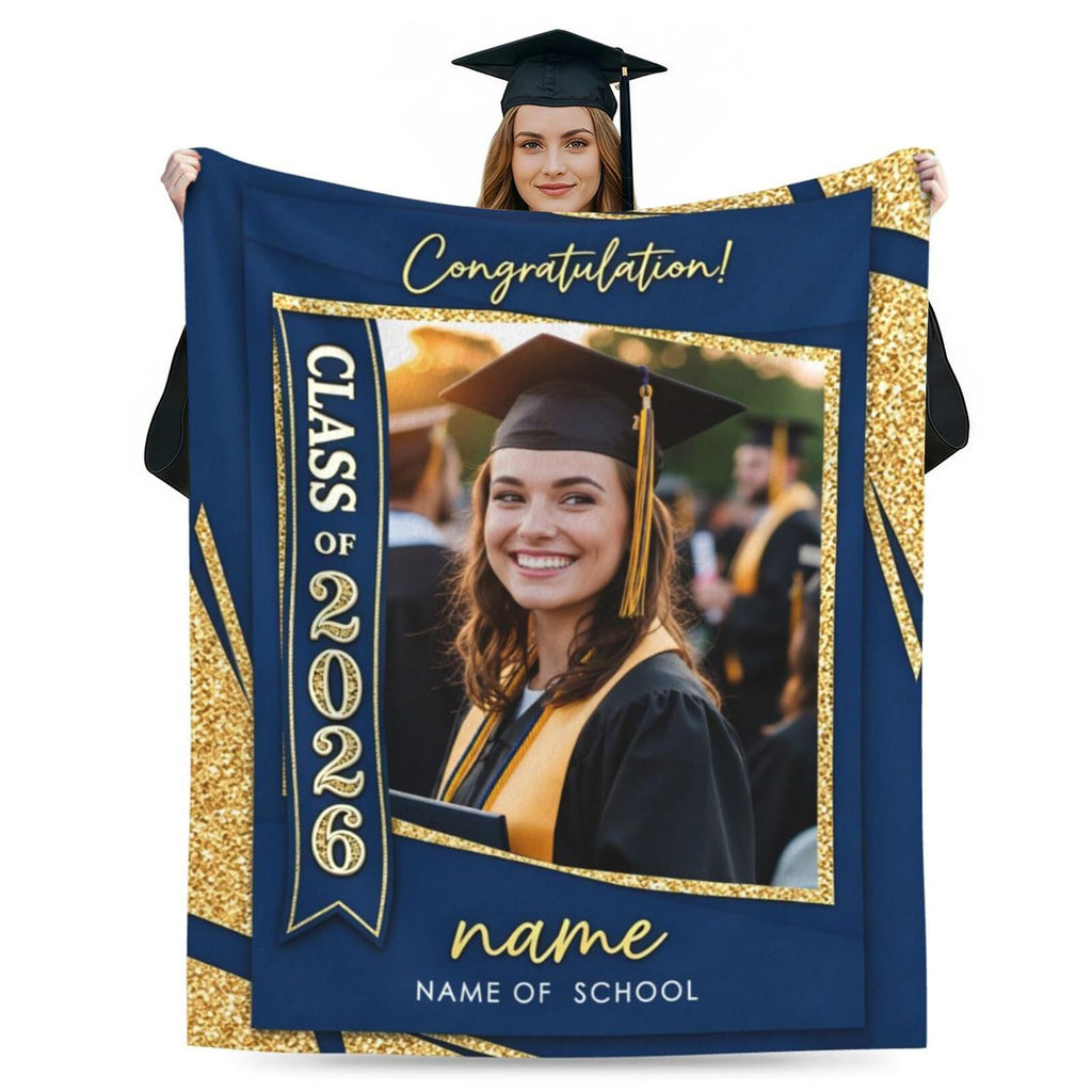 Personalized Wedding Keepsake Blanket - Custom Photo Comfort Gift