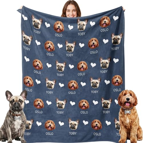 Custom Fleece Keepsake Blanket - Personalized Couple Photos and Text