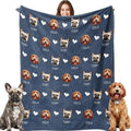 Custom Fleece Keepsake Blanket - Personalized Couple Photos and Text
