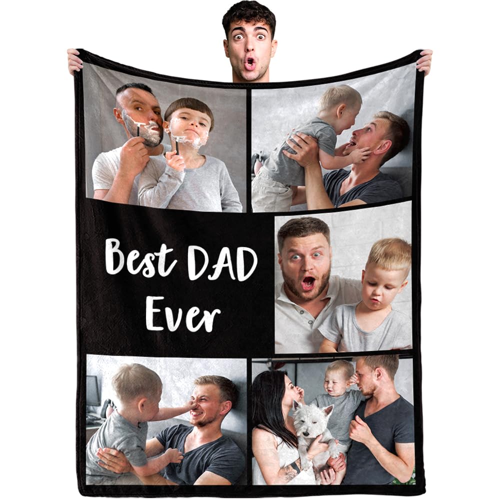 Custom Fleece Throw for Couples - Personalized Photo Gift for Home Use