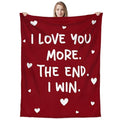 Personalized Photo Throw Blanket - Cozy Fleece Gift for Girlfriend or Boyfriend
