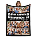 Custom Blanket Gift - Personalized Picture Throw for Family and Friends