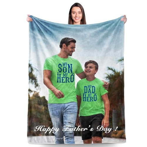 Personalized Picture Throw - Custom Flannel Blanket for Home Comfort and Memories