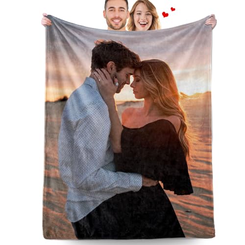 Custom Personalized Blanket - Family Photo Throw for Home Decor