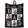 Custom Family Photo Blanket - Personalized Throw for Home Decor and Special Gifts