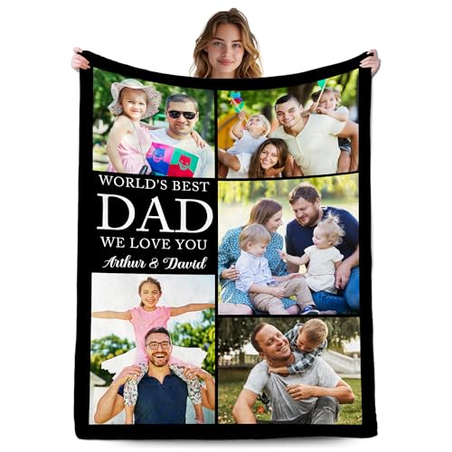 Personalized Flannel Blanket - Custom Picture and Text Design for Everyday Comfort