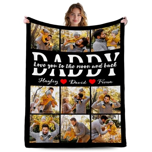 Personalized Family Throw Blanket - Custom Picture Design for Cozy Comfort