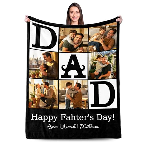 Personalized Home Blanket - Custom Family Pictures for Cozy Living