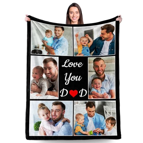 Custom Memory Throw - Personalized Photo Blanket for Holiday Gift Giving