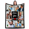 Custom Memory Throw - Personalized Photo Blanket for Holiday Gift Giving