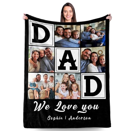 Personalized Photo Blanket Gift - Custom Memory Throw for Family Celebrations