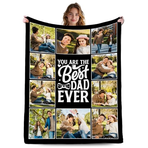 Custom Grandparent Blanket - Personalized Flannel Throw for Family Gifts