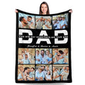 Personalized Family Keepsake Blanket - Custom Pictures and Text for Loved Ones