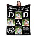 Personalized Family Photo Blanket - Cozy Flannel Throw for Home and Travel