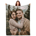 Custom Photo Throw Blanket - Personalized Family Keepsake for Everyday Comfort