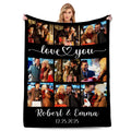 Custom Home Decor Blanket - Personalized Photo Throw for Living Room