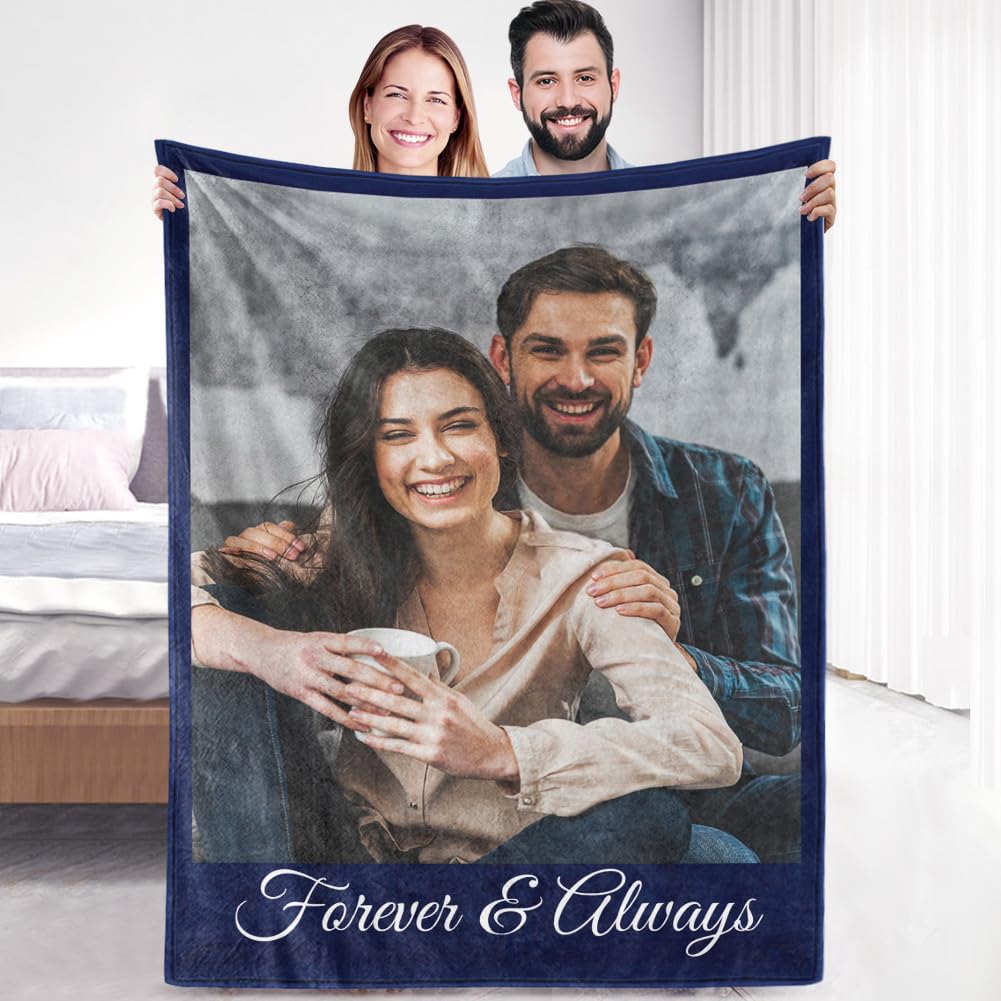 Custom Heritage Blanket - Personalized Photo Throw for Family History