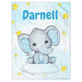 Custom Picture Throw Gift - Personalized Fleece Blanket for Home