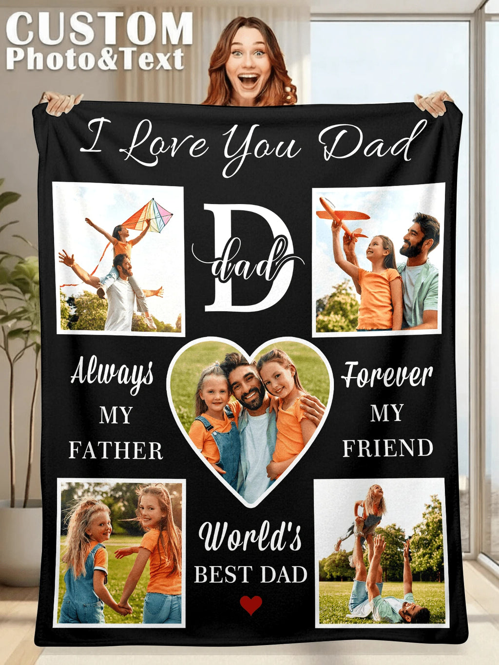 Personalized Family Collection Blanket - A Story Told Through Pictures
