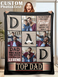 Custom Picture Throw Blanket - Personalized Family Comfort