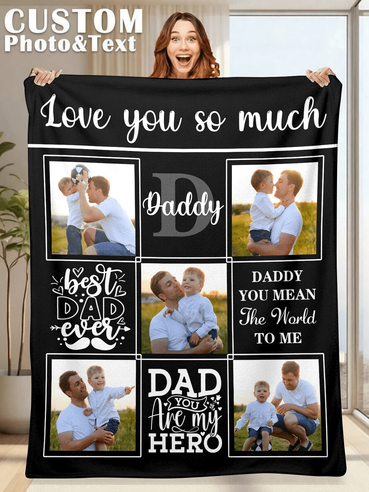 Custom Memory Throw Blanket - Cozy Gift for Any Occasion