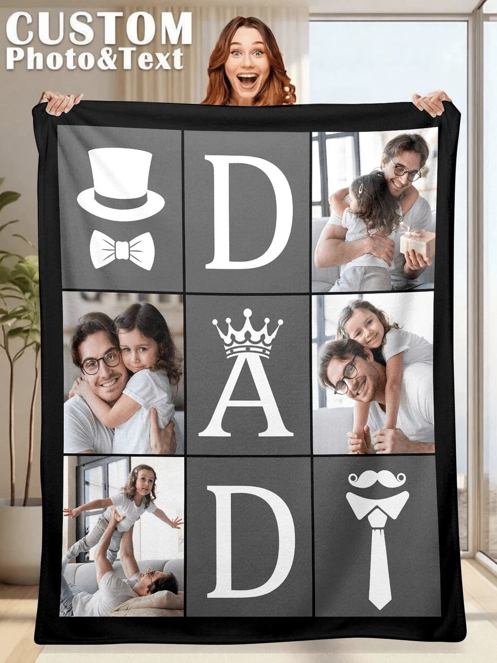Custom Image Throw Blanket - Personalized Home Essential