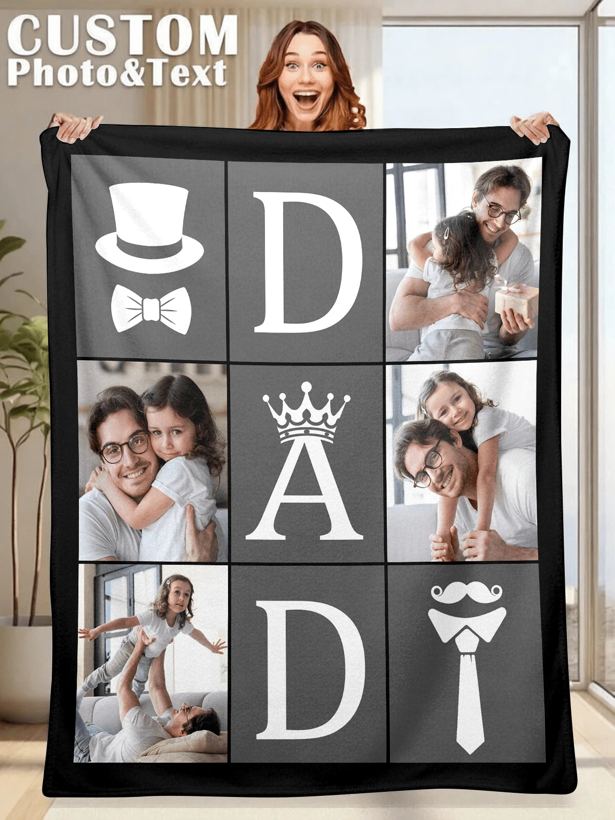 Custom Image Throw Blanket - Personalized Home Essential