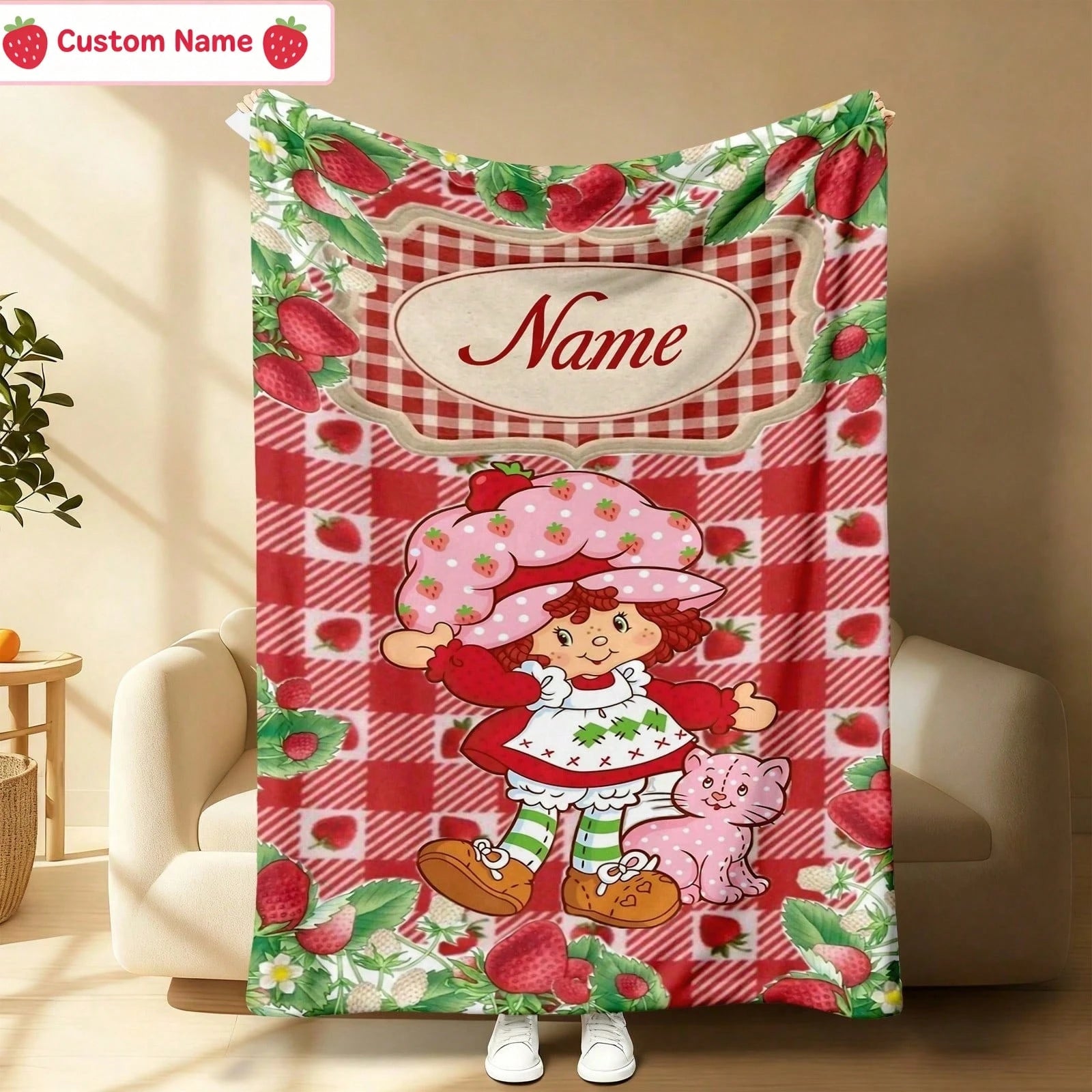 Personalized Comfort Throw - Family Love in Every Stitch