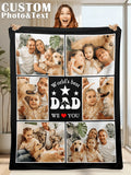 Custom Cat Photo Blanket - Cozy Gift for Pet Lovers