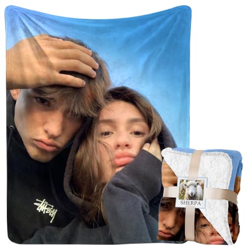 Custom Couple Comfort Throw - Personalized Memories in Soft Fleece