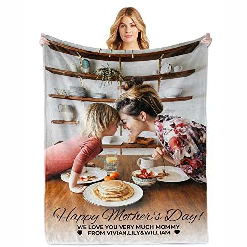 Custom Romantic Blanket - Personalized Pictures and Messages for Partners