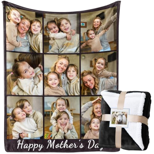 Custom Family Photo Throw - Personalized Blanket for Cozy Evenings