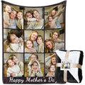 Custom Family Photo Throw - Personalized Blanket for Cozy Evenings